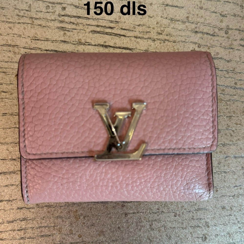 Louis Vuitton Blush Pink Leather Wallet